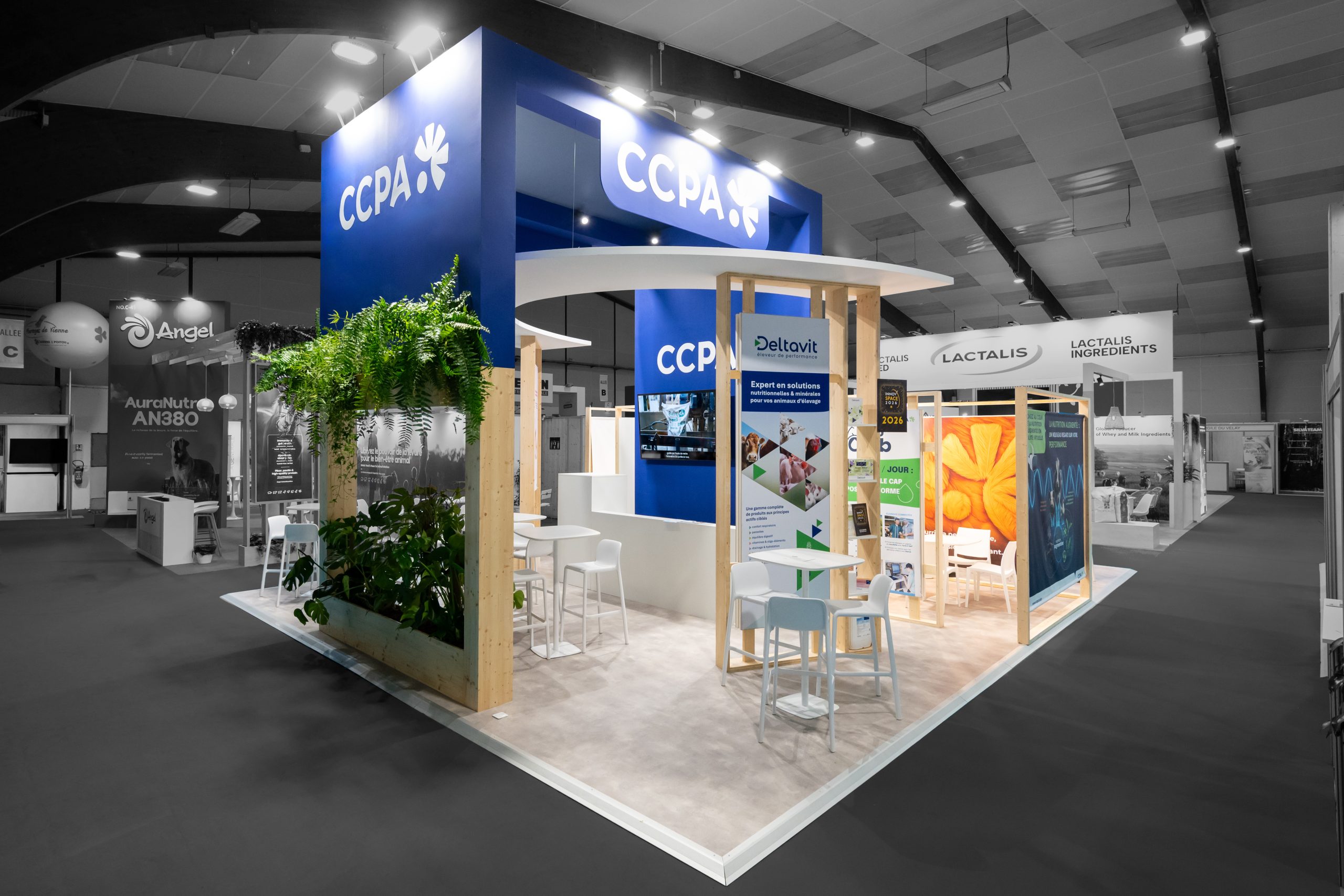 stand modulable ccpa - space - rennes - réalisation audace standiste à nantes et rennes