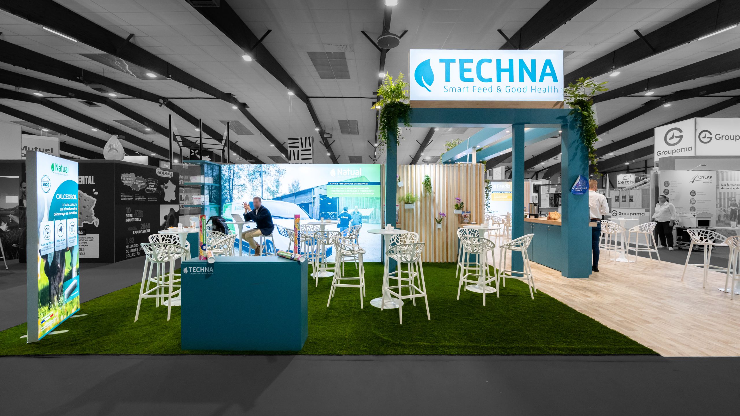 stand modulable techna - space - rennes - réalisation audace standiste à nantes et rennes