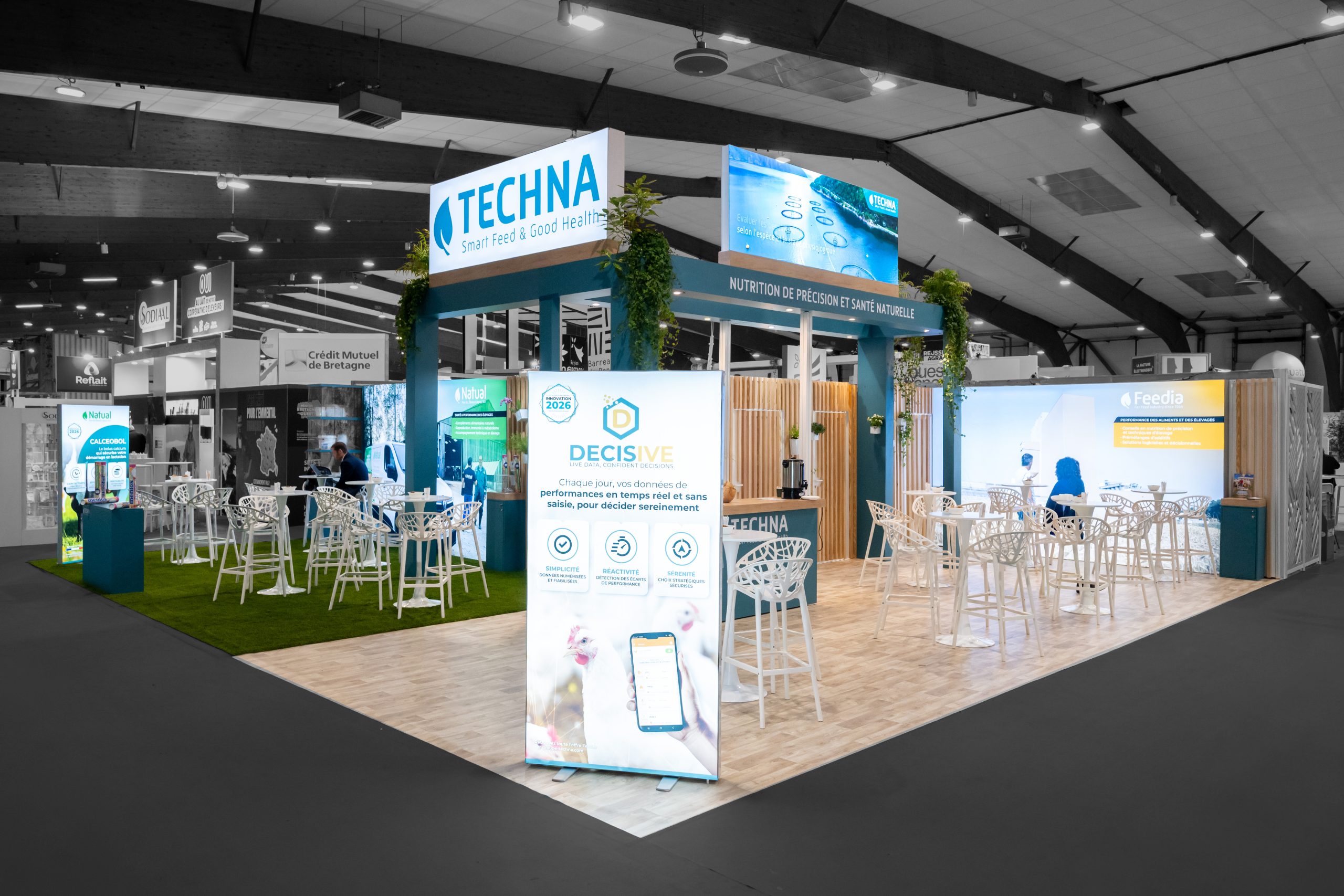 stand modulable techna - space - rennes - réalisation audace standiste à nantes et rennes
