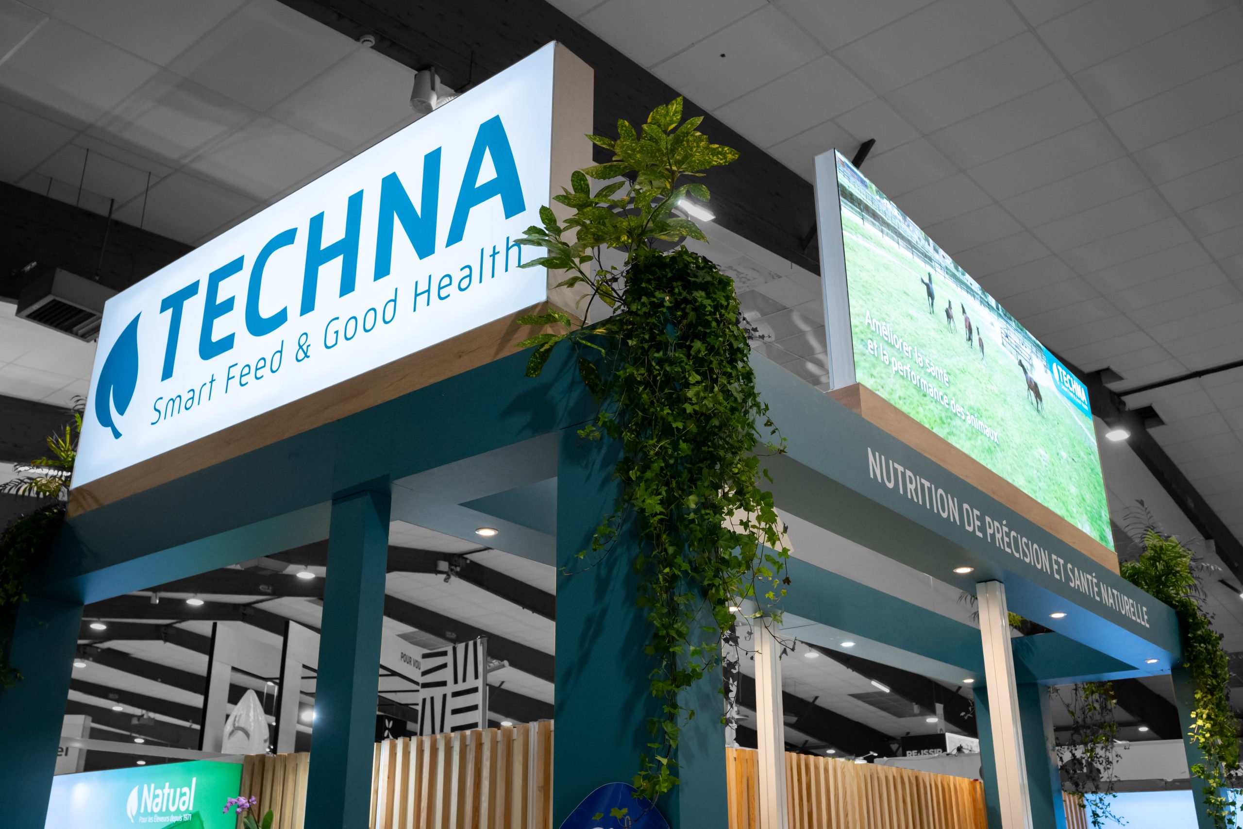 zoom appel stand modulable techna - space - rennes - réalisation audace standiste à nantes et rennes