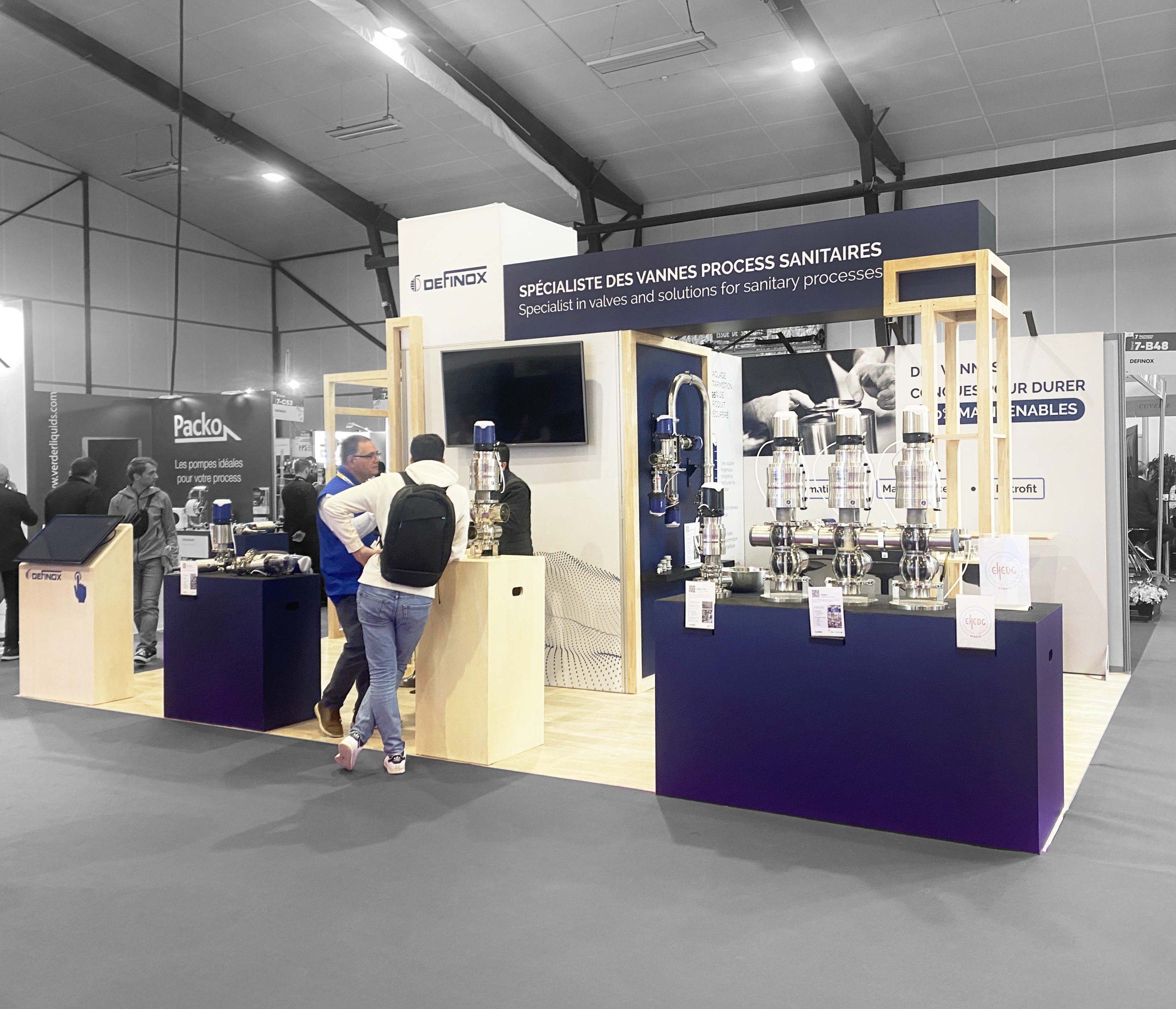 stand modulable definox sur le cfia 2026 à rennes parc des expo. fabrication standiste audace. pour actualités cfia 2027