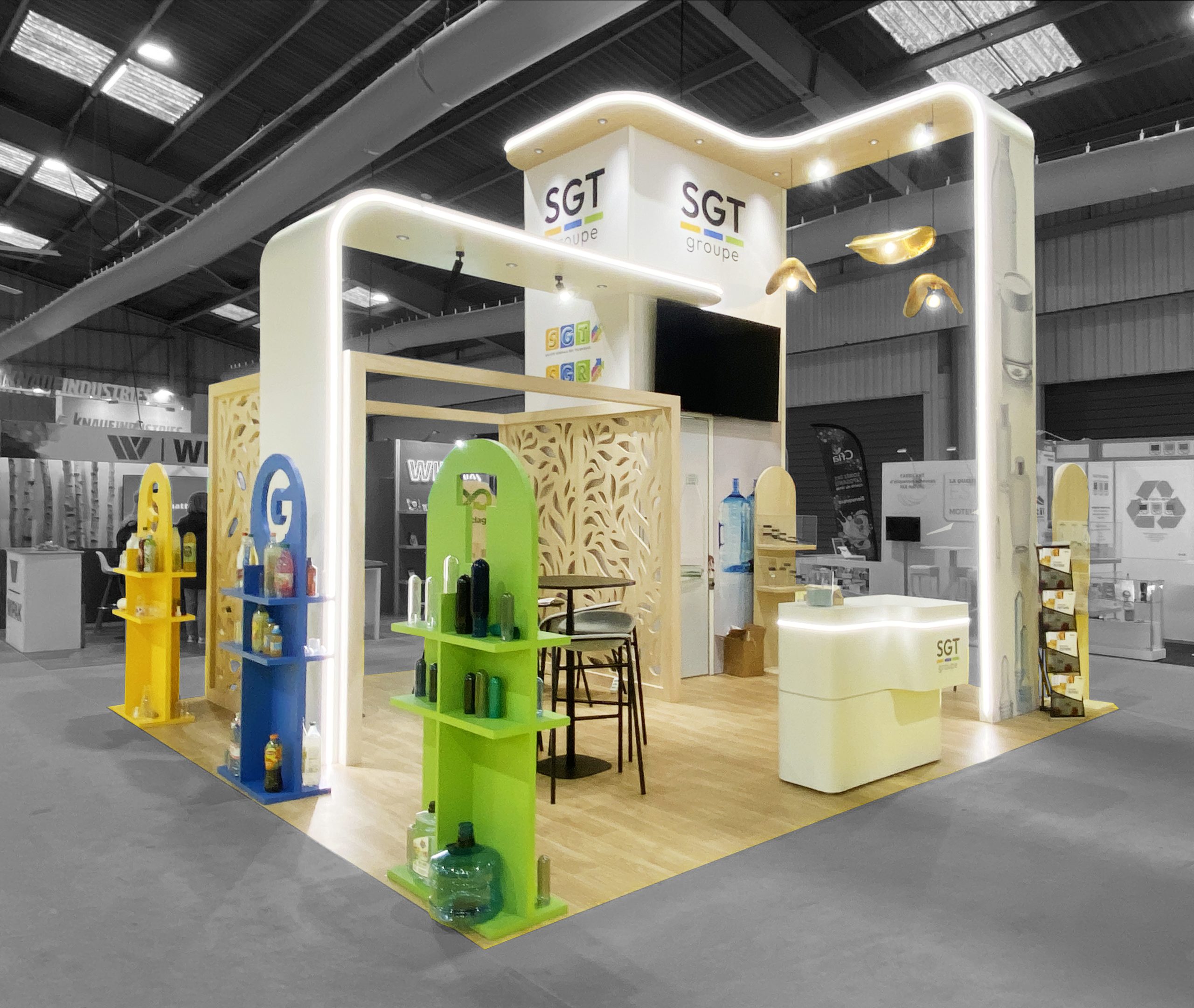 stand modulable sgt sur le cfia 2026 à rennes parc des expo. fabrication standiste audace. pour actualités cfia 2027