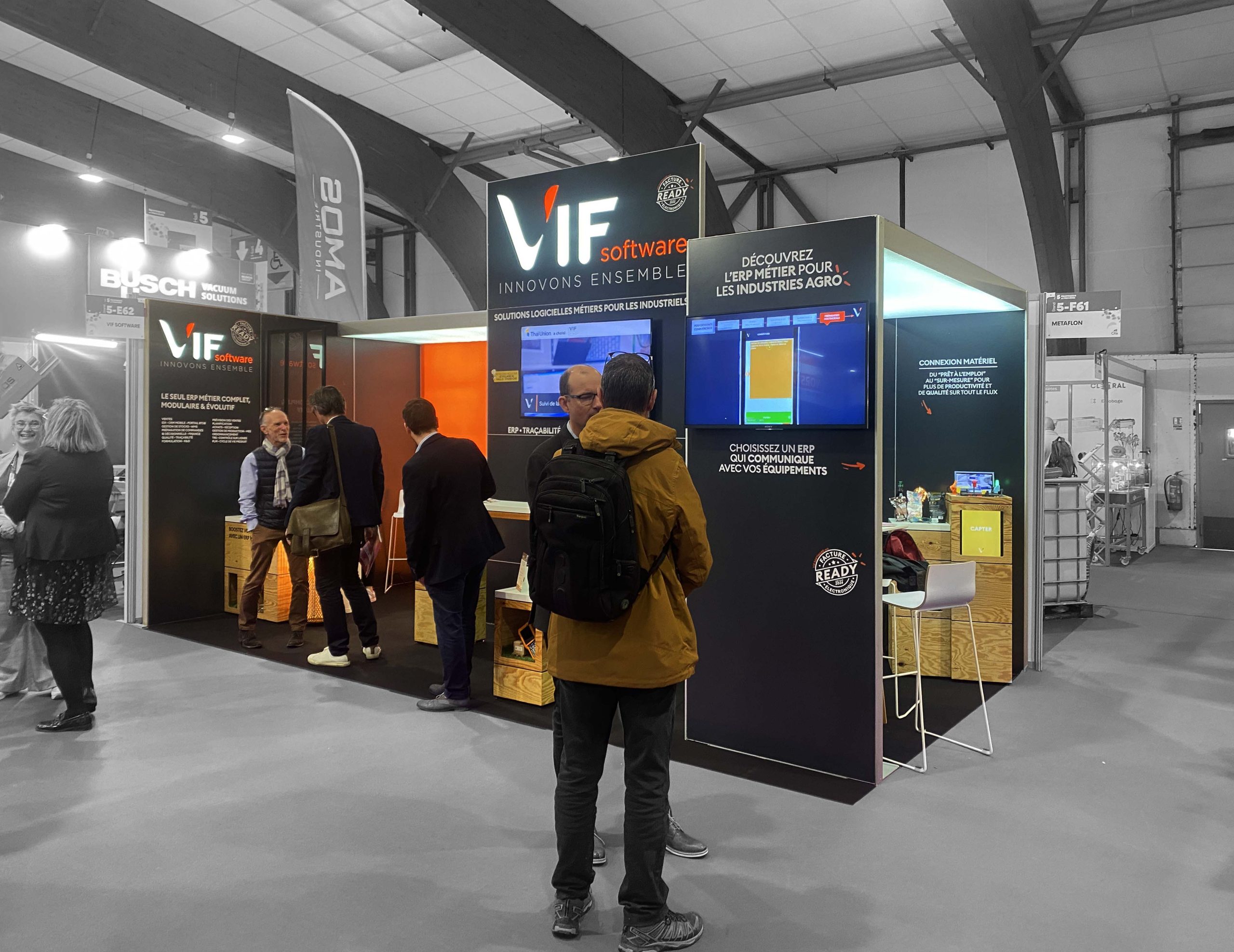 stand modulable vif sur le cfia 2026 à rennes parc des expo. fabrication standiste audace. pour actualités cfia 2027