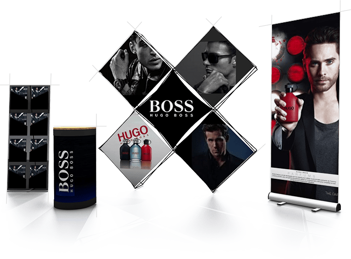 STAND PLIABLE HUGO BOSS audace-expo
