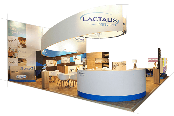 STAND MODULABLE LACTALIS audace-expo