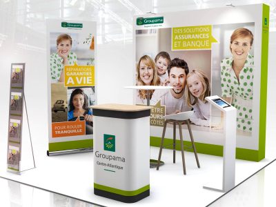 STAND PLIABLES GROUPAMA audace-expo